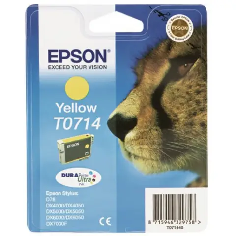 Epson T0714 - Tusz żółty do Epson SX-100, SX-105, SX-110 ...